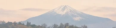 Mount Fuji in the morning mist
